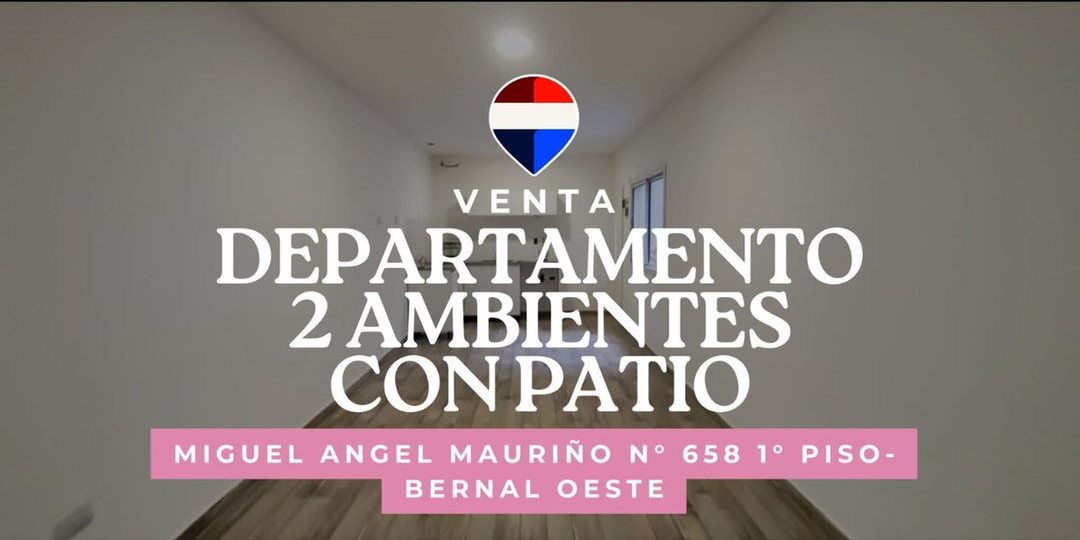 VENTA DEPARTAMENTO A ESTRENAR 1 PISO CON PATIO