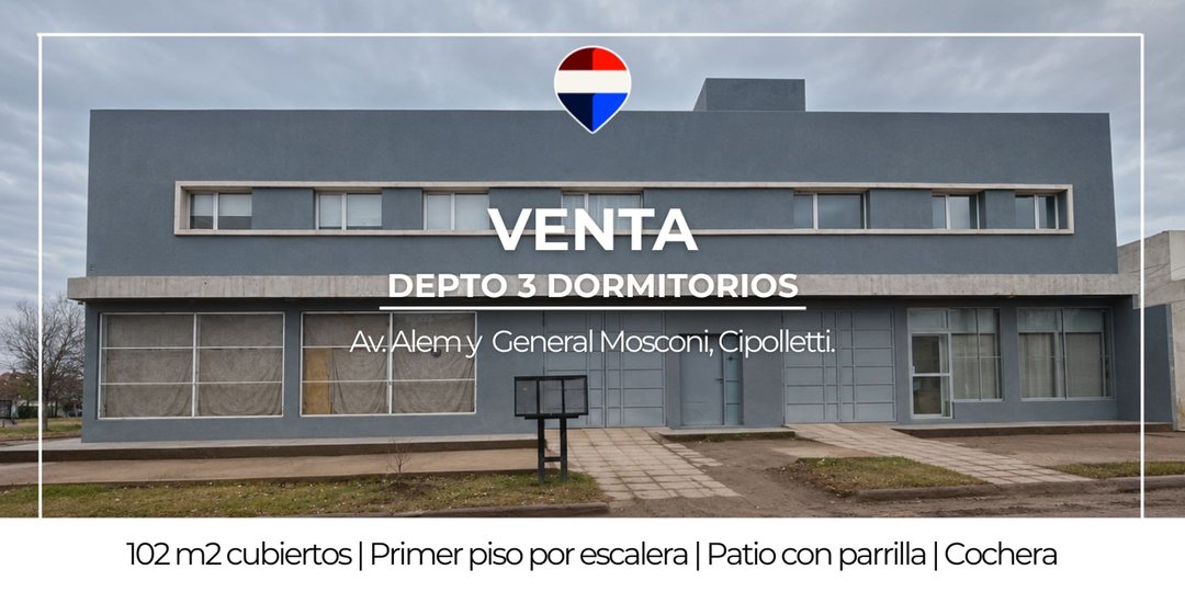 Venta Departamento  con cochera Cipolletti