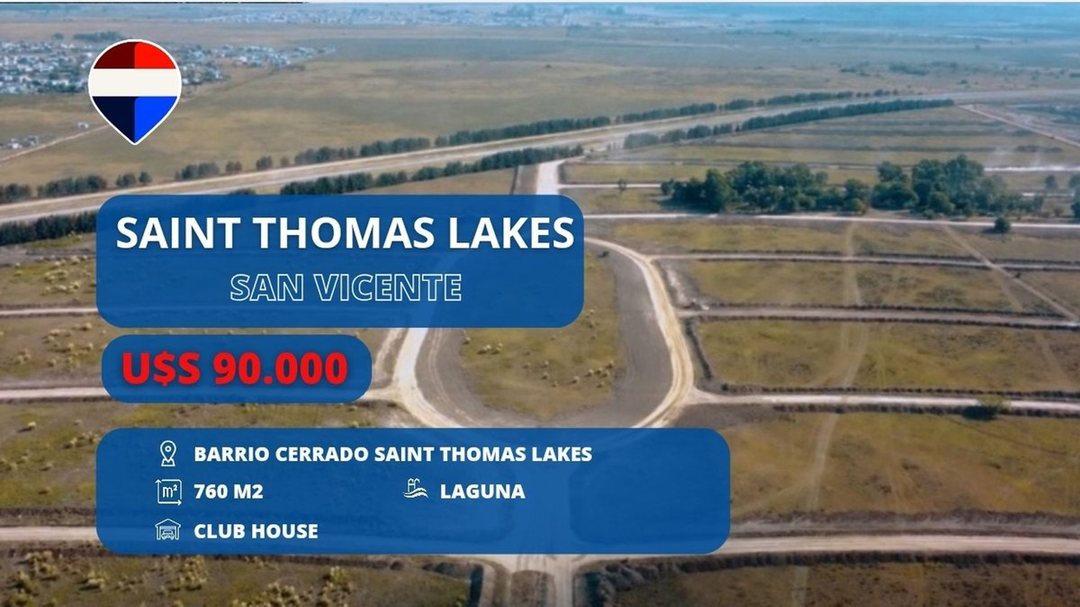 LOTE EN VENTA SAINT THOMAS LAKES