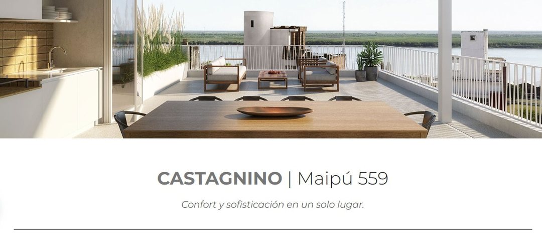 Venta Departamento dos dormitorios Zona Rio