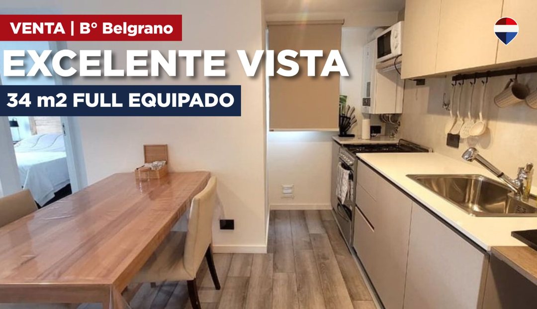 VENTA DPTO EQUIPADO - B° BELGRANO