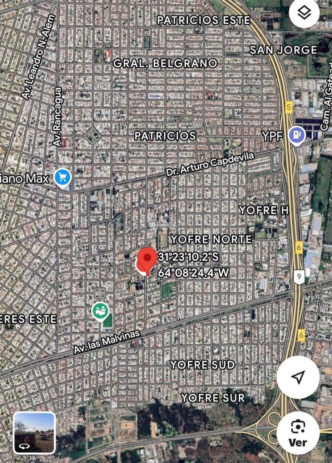 Venta terreno Yofre Norte Apto Desarrollo 9999m2