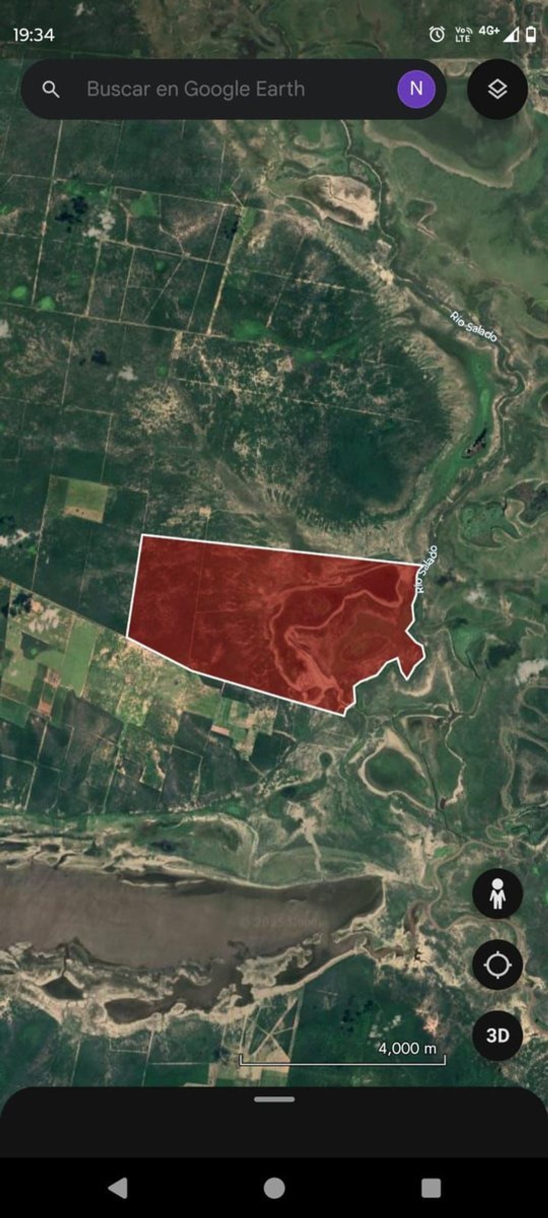 Campo en venta Aguará Grande