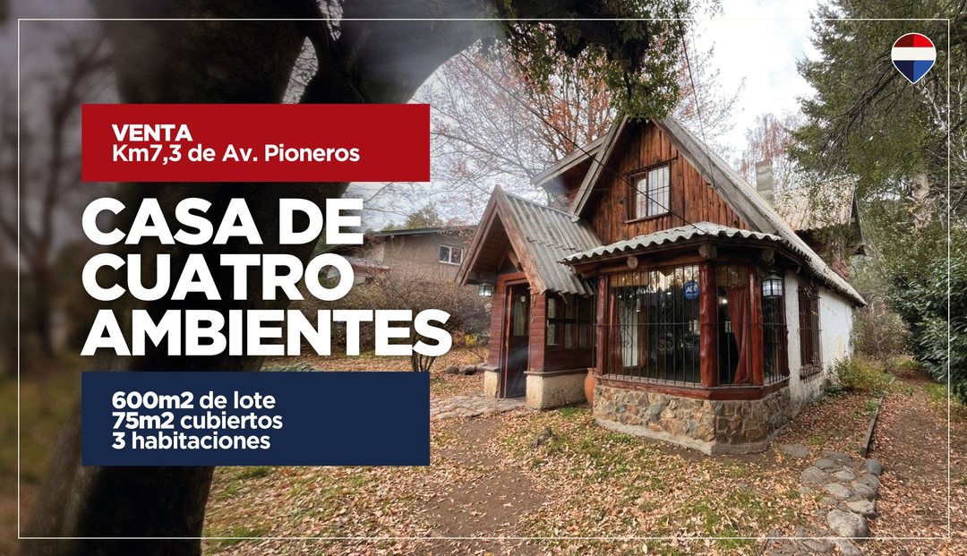 Casa en venta de 3 dormitorios en Bariloche