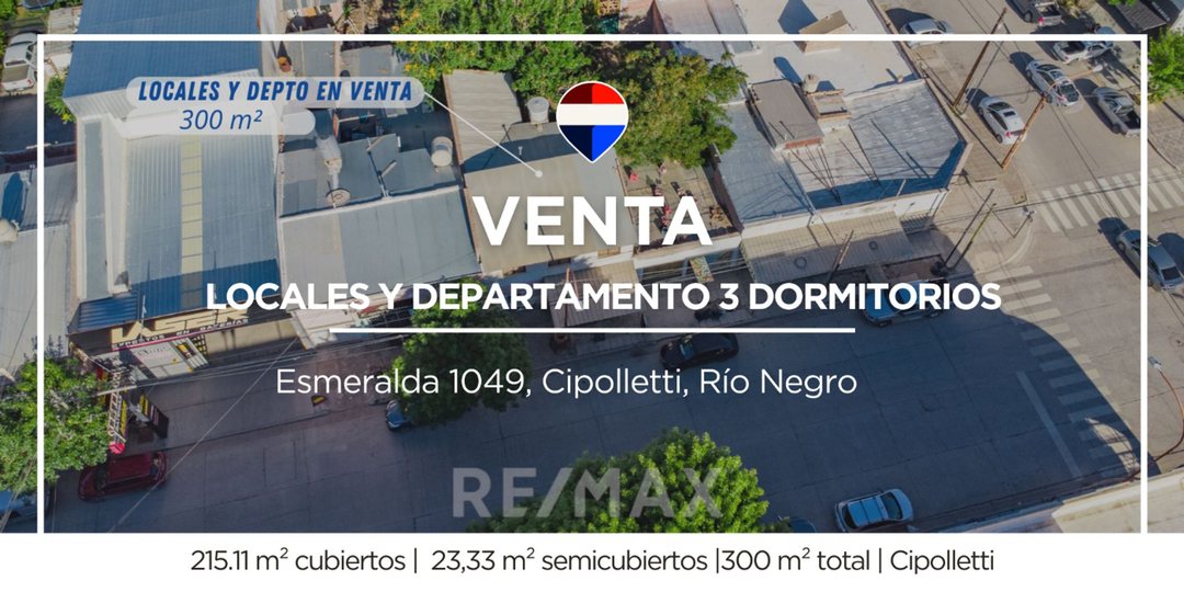 LOCALES COMERCIALES + DEPARTAMENTO EN VENTA