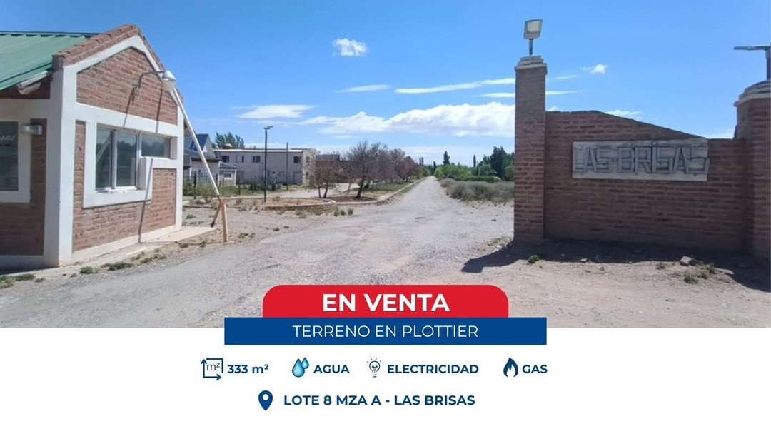TERRENO EN VENTA BARRIO LAS BRISAS - PLOTTIER