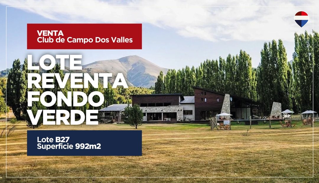 VENTA LOTE BARRIO PRIVADO DOS VALLES - BARILOCHE