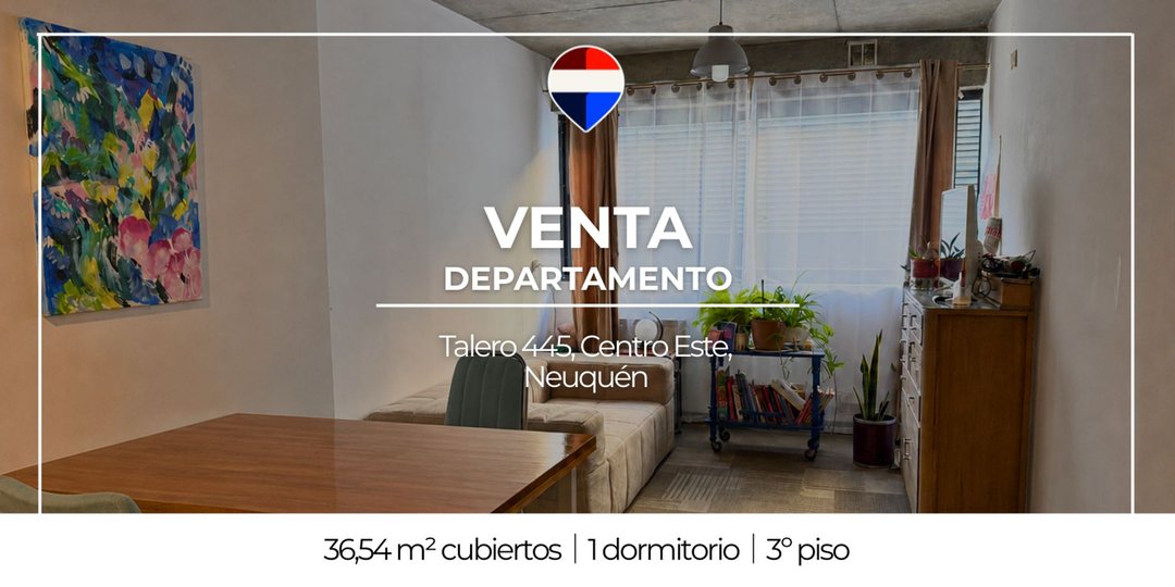 VENTA DEPARTAMENTO 1 DORMITORIO CENTRO NEUQUÉN