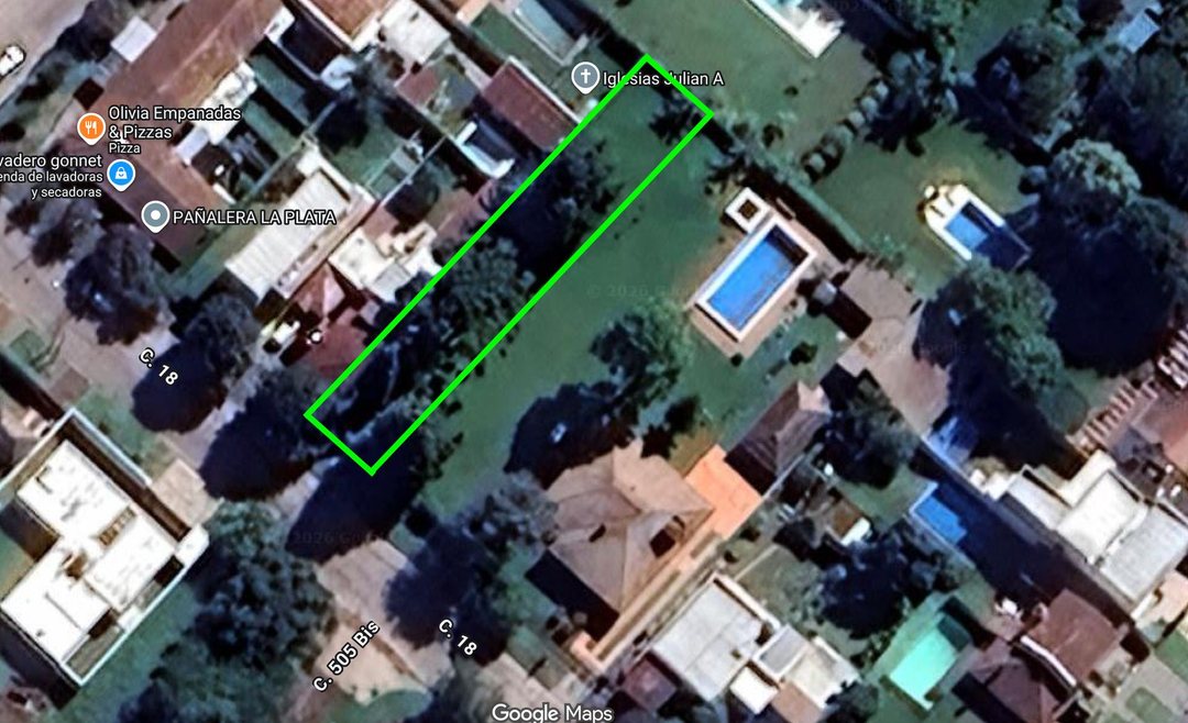 TERRENO EN VENTA EN GONNET 500 m2
