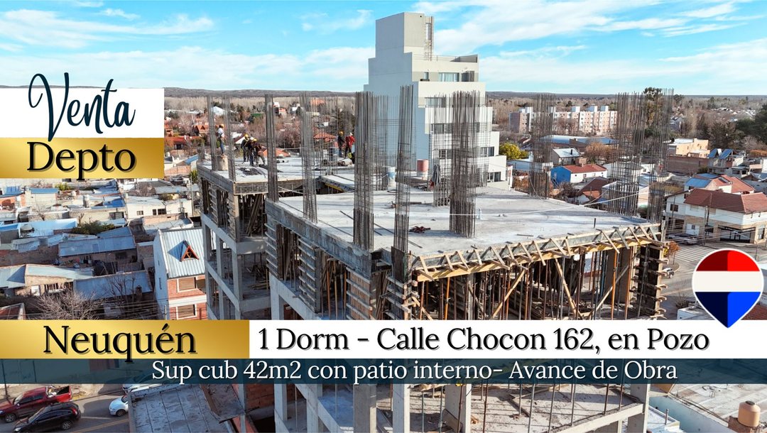 VENTA DPTO 1 DORM EN POZO . CHOCON 162 NEUQUÉN