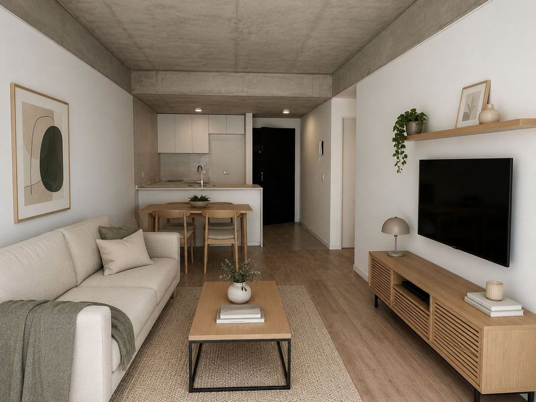 VENTA DPTO 2 AMB CON HABITACION EN SUITE LUMINOSO