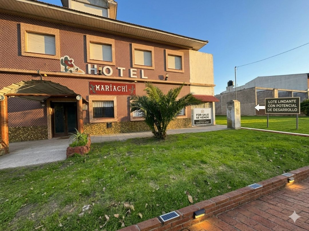 VENTA HOTEL 21 HABITACIONES Y LOTE LINDERO MOGOTES