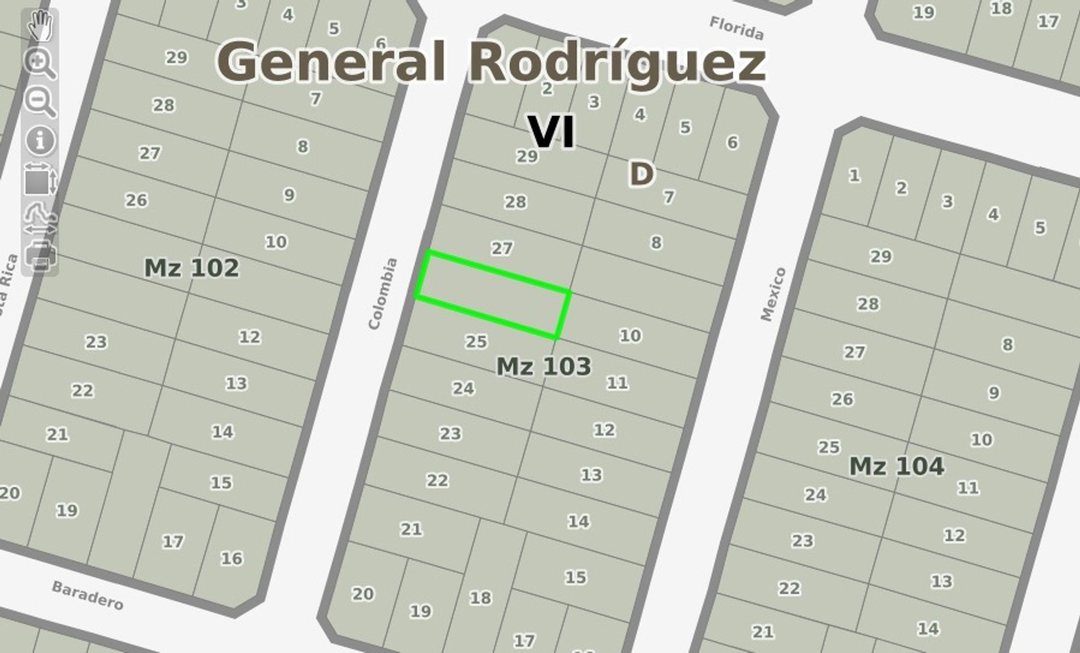 VENTA LOTE 300M2 GENERAL RODRIGUEZ CERCANO AL TREN