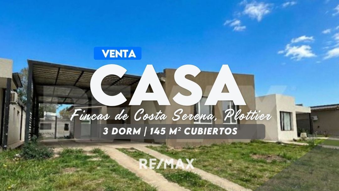 CASA DE 3 DORMITORIOS A ESTRENAR, COSTA SERENA