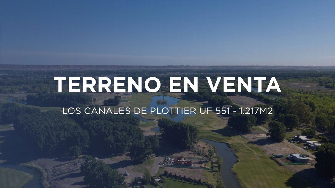 TERRENO EN VENTA EN LOS CANALES DE PLOTTIER