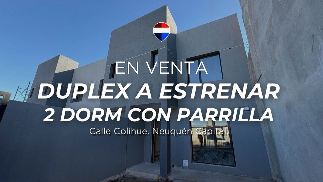 VENTA DUPLEX 2 DORMITORIOS A ESTRENAR!