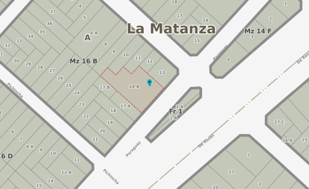 VENTA DE LOTE UNICO EN SAN JUSTO CENTRO