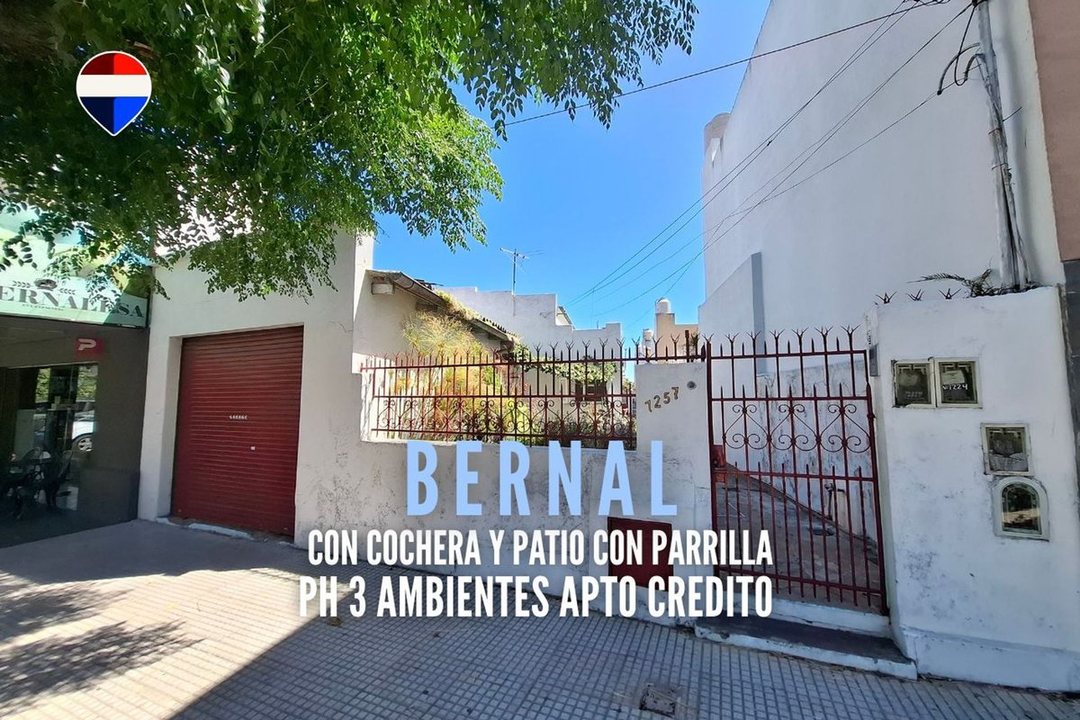 VENTA PH 3 AMB CON COCHERA APTO CREDITO BERNAL