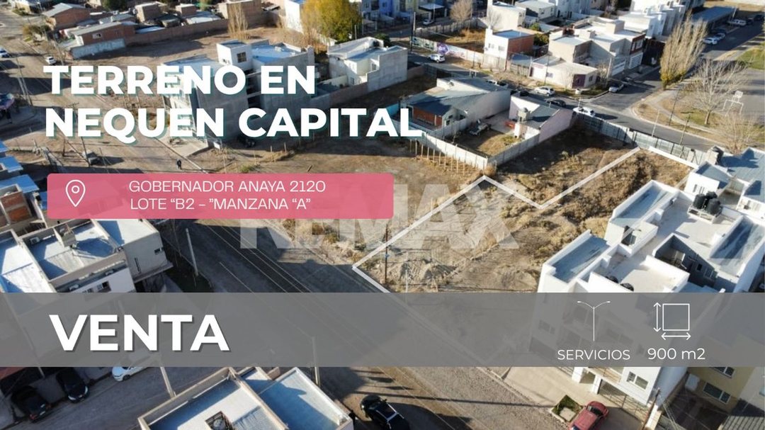 VENTA TERRENO 900M2 ANAYA Y SAYEN - NQN