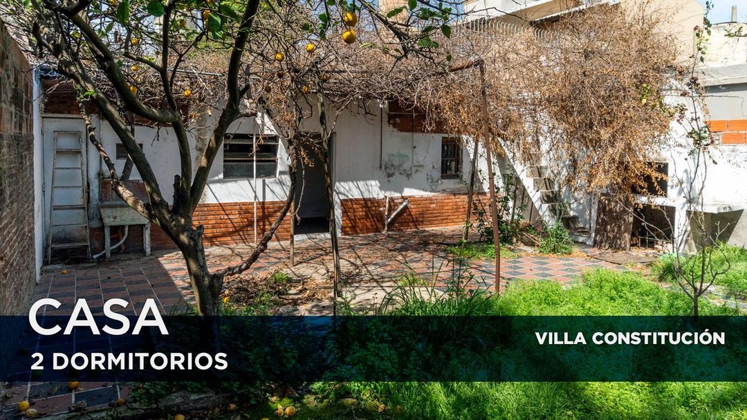 CASA DE DOS DORM EN VENTA EN VILLA CONSTITUCION