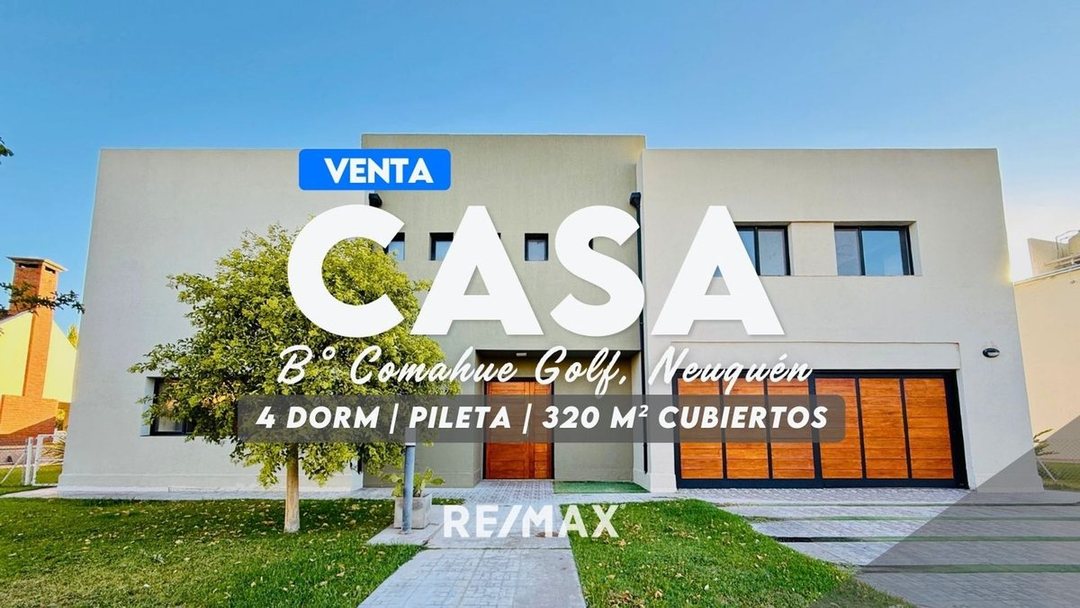 VENTA CASA 4 DORMITORIOS, B° COMAHUE GOLF CLUB