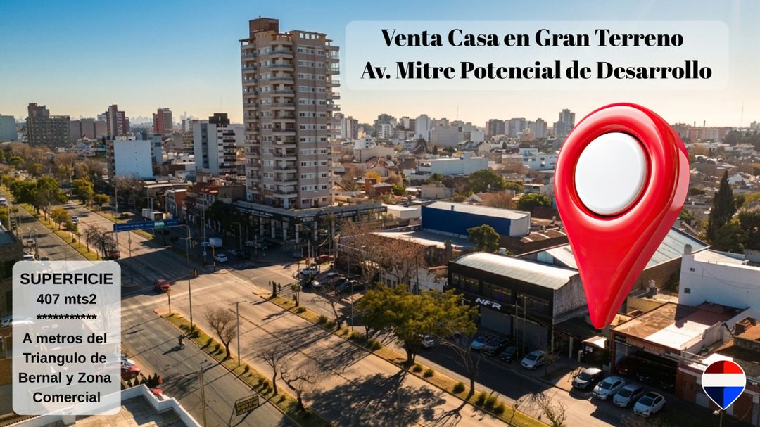 Venta Casa con terreno Bernal Wilde