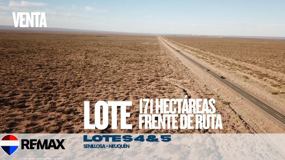 VENTA 17 HA FRENTE DE RUTA, ARROYITO.