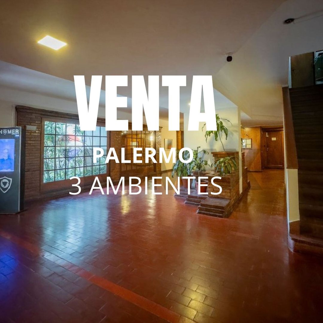 VENTA 3 AMB MUY BUENA UBICACIÓN EN PALERMO