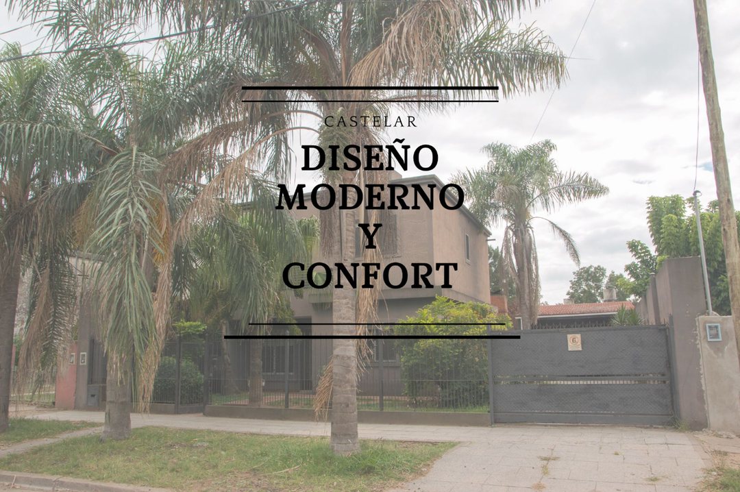VENTA CASA 4 AMBIENTES CASTELAR