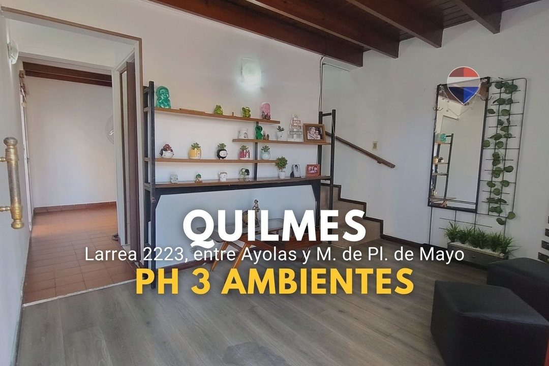 Dúplex 3 amb con patio y cochera Quilmes