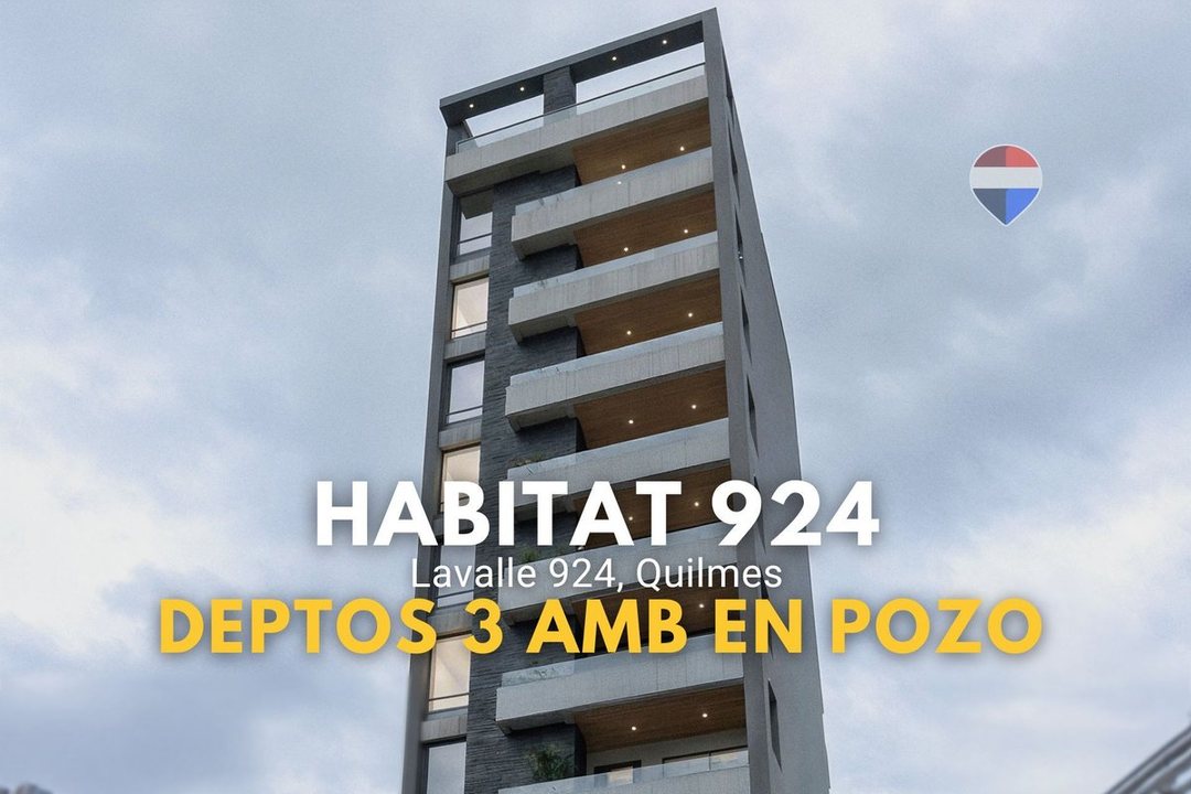 Venta Depto 3 amb en Quilmes Centro - HABITAT 924