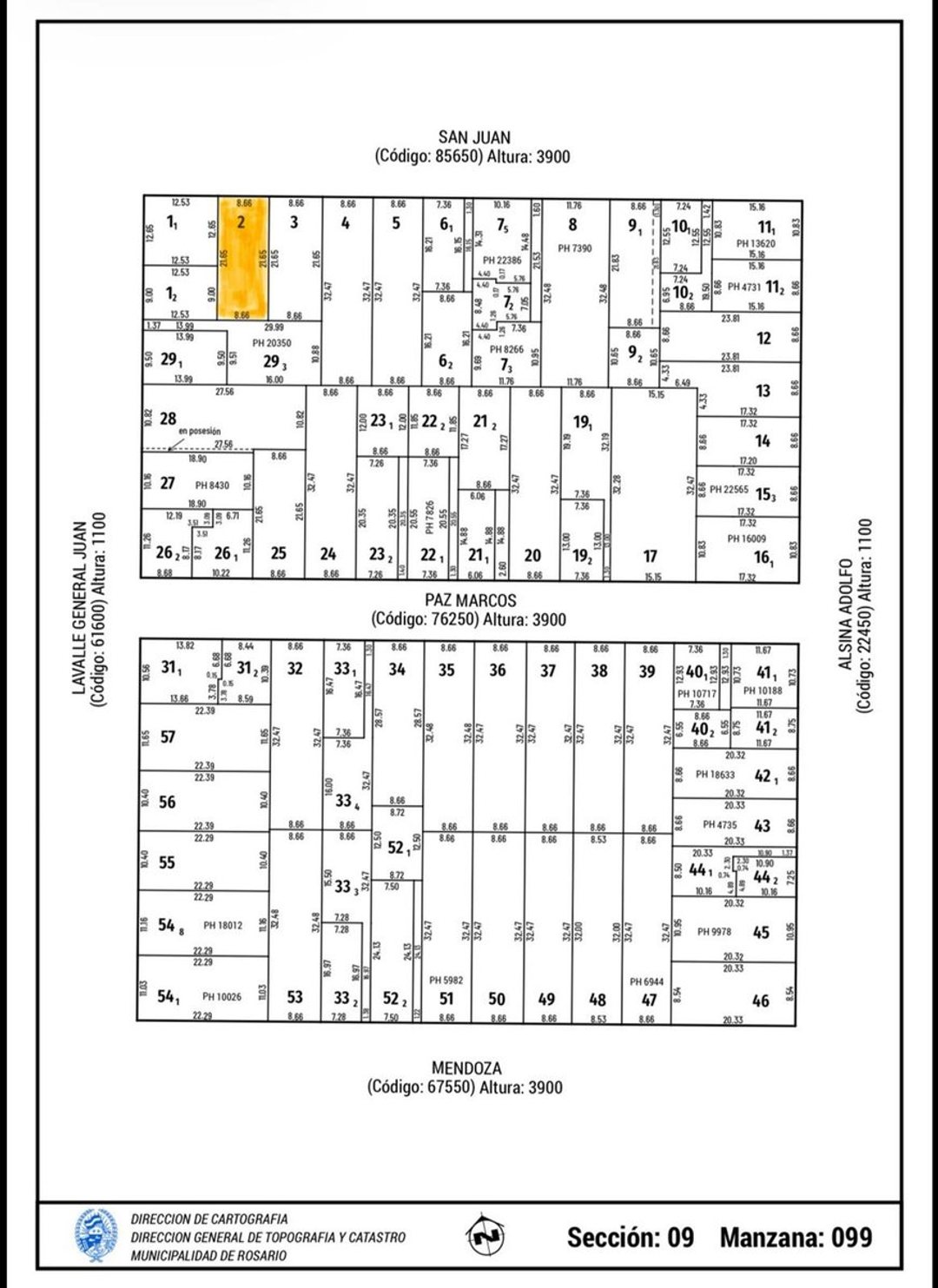 VENTA: LOTE PARA CONSTRUCTORA SAN JUAN 3900