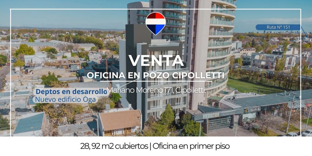 OFICINA EN POZO EN VENTA CIPOLLETTI