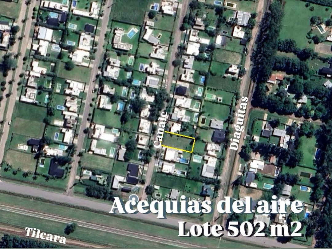 VENTA TERRENO EN ACEQUIAS DEL AIRE 500M2