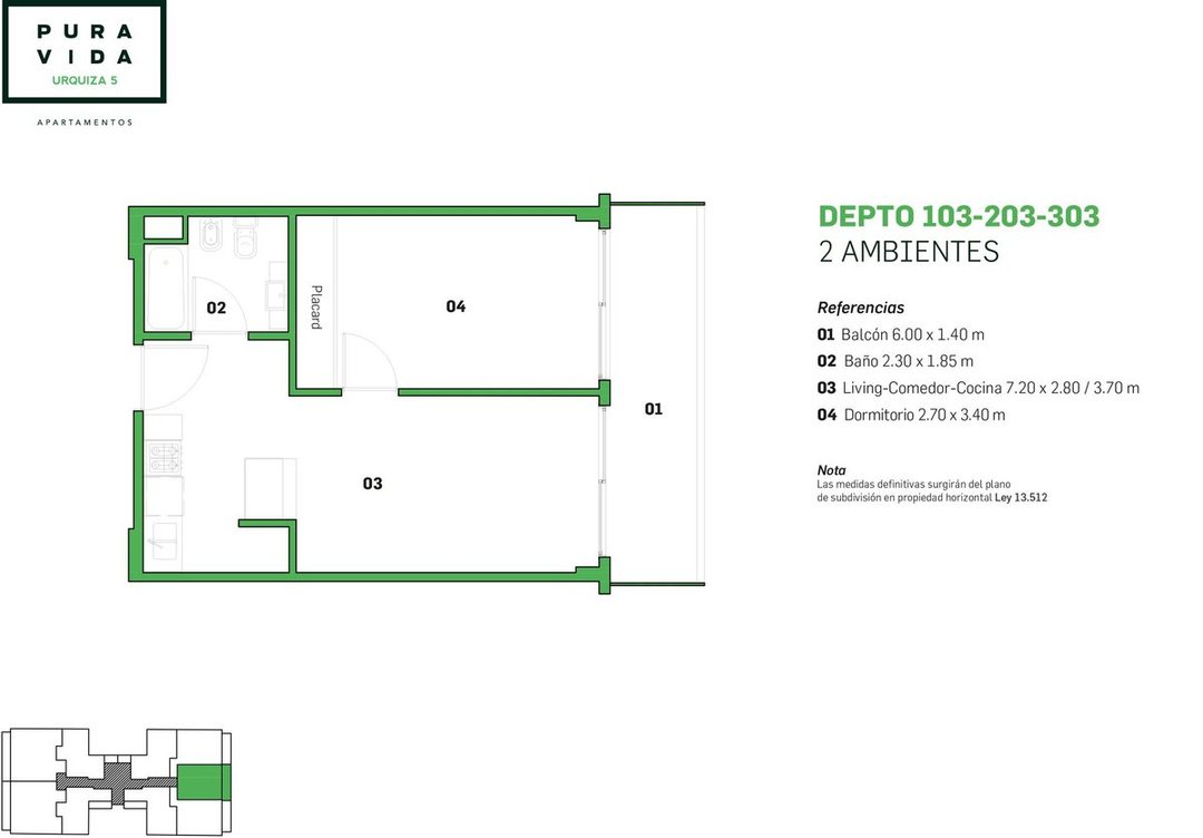VENTA DEPTO 2 AMB FULL AMENITIES VILLA URQUIZA