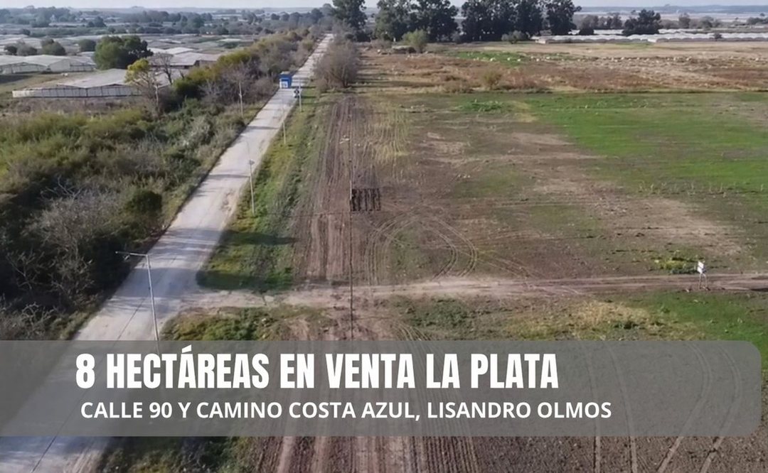 CAMPO EN VENTA EN LA PLATA 8 HECTAREAS