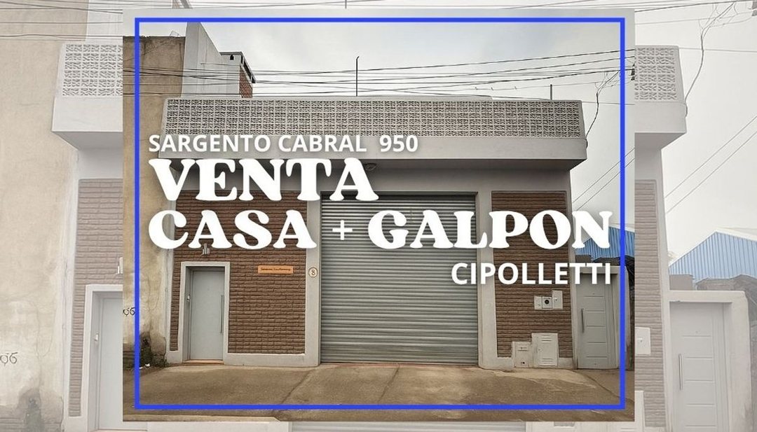 VENTA CASA + DTO  + GALPON CIPOLLETTI RIO NEGRO