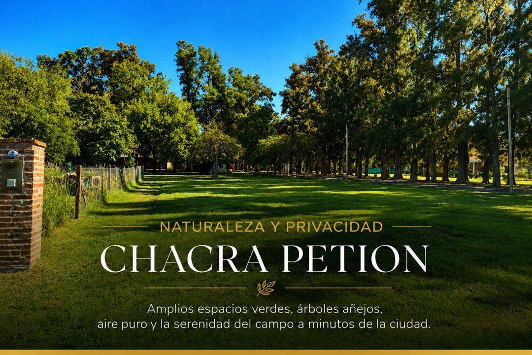 VENTA LOTE CHACRA PETION CAÑUELAS