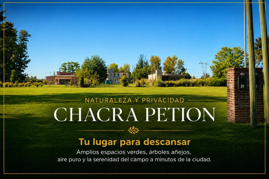 VENTA LOTE CHACRA PETION CAÑUELAS