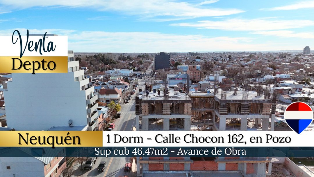 VENTA DEPTO 1 DORM CALLE CHOCON 162 NEUQUÉN