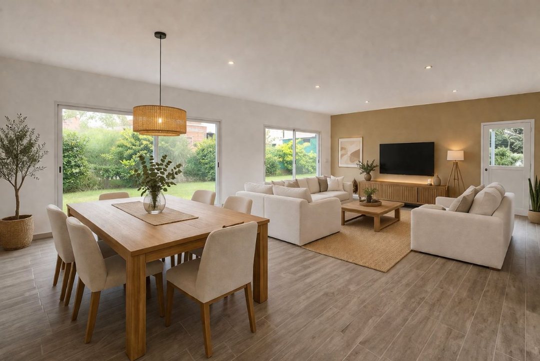 VENTA CASA LOS ARCES PILAR, 3 DORM, APTO CREDITO