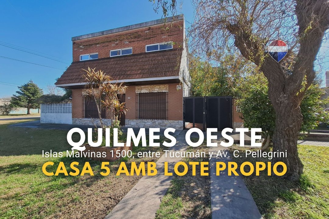 Venta de casa, Islas malvinas 1595, Quilmes Oeste
