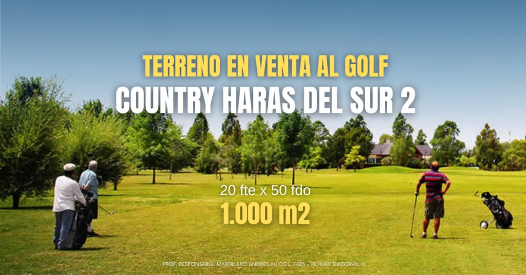 LOTE EN VENTA EN HARAS DEL SUR 2