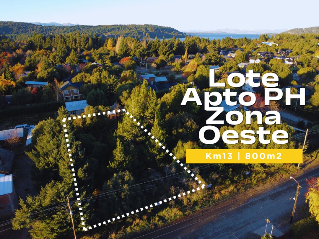 VENTA LOTE 800M2 BARRIO TRES LAGOS KM13 APTO PH