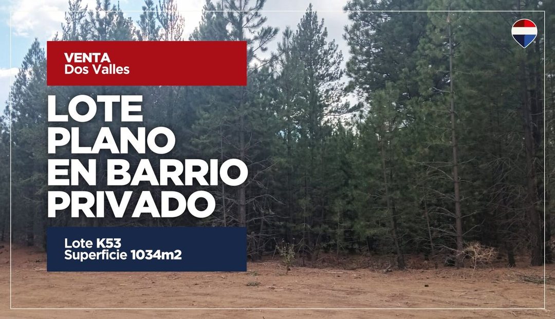 VENTA LOTE DOS VALLES