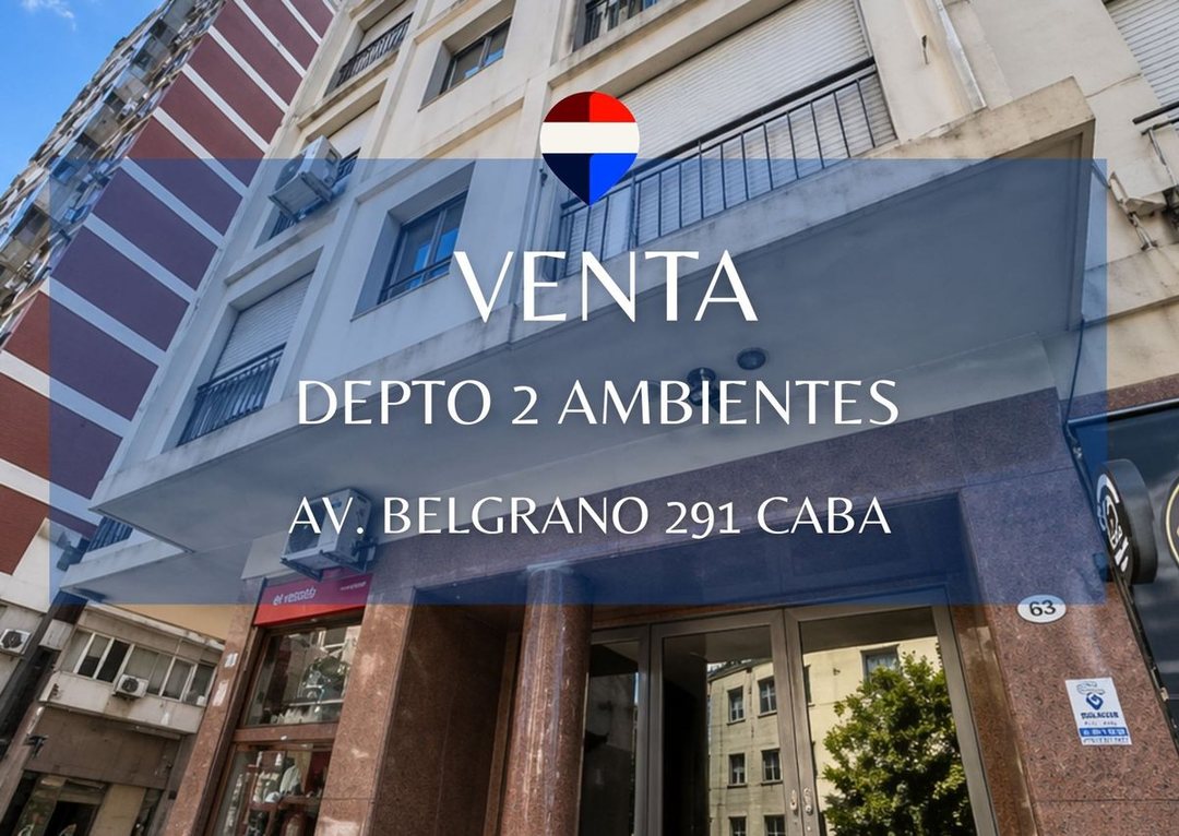 VENTA 2 AMBIENTES ZONA MONSERRAT