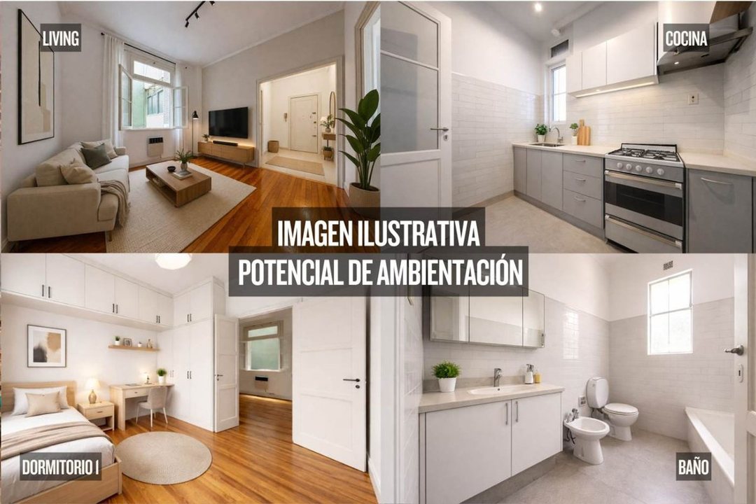 VENTA, DEPARTAMENTO 3 AMB, DEPENDENCIA, FRENTE