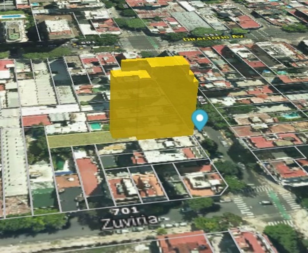 VENTA  de LOTE Apto Desarrollo  56.38 m de Fondo