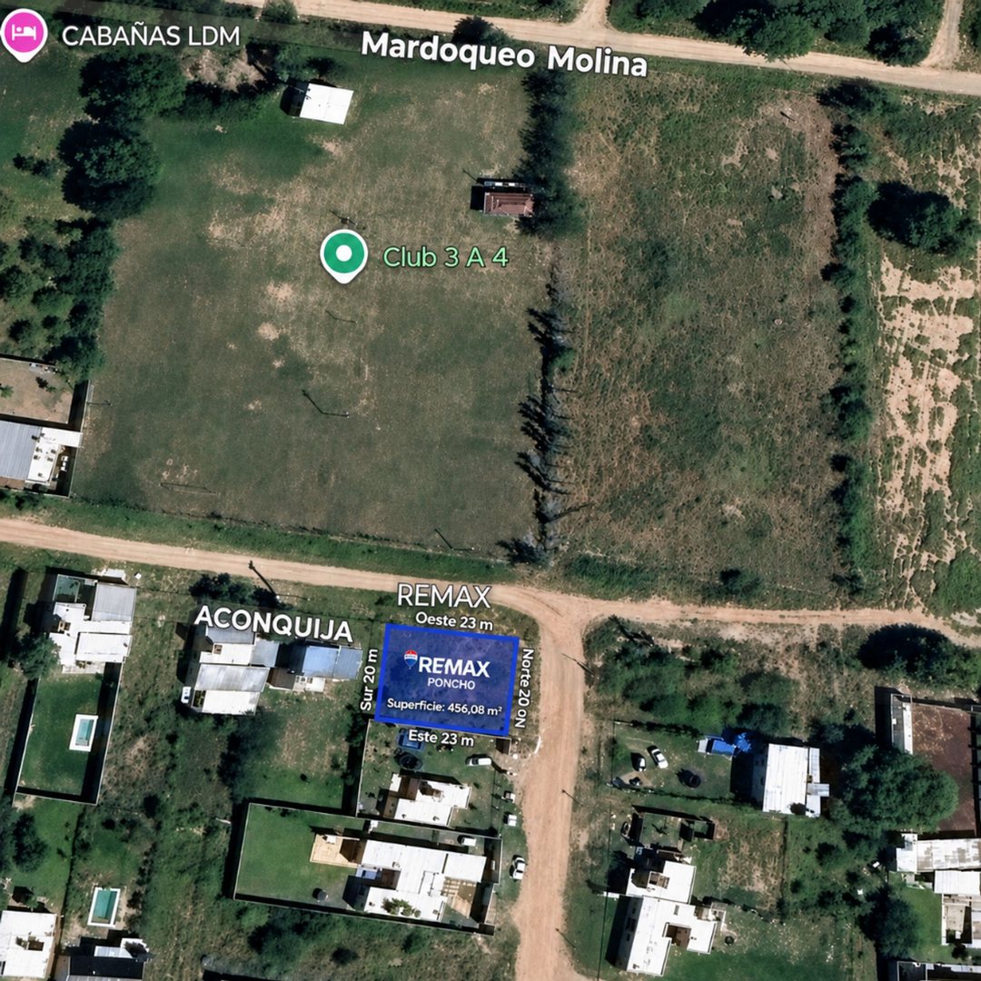 SE VENDE TERRENO 456M2 ZONA SANTA ROSA VALLE VIEJO