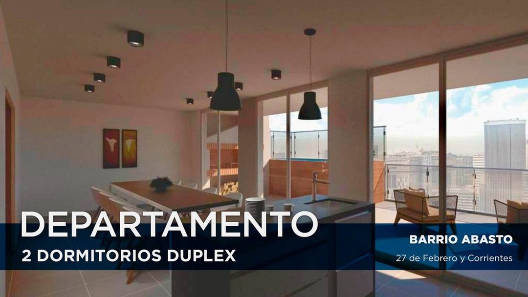 DEPARTAMENTO 2 DORMITORIOS + COMODIN EN DUPLEX
